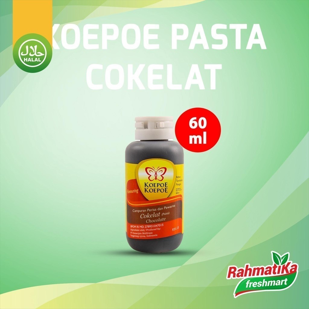 

Koepoe Koepoe Perisa dan Pewarna Pasta Cokelat / Chocolate 60 ml