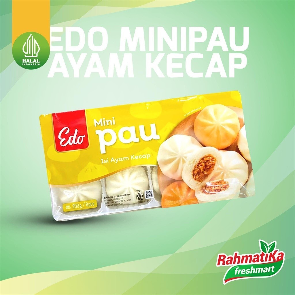 

Edo Minipau Rasa Ayam Kecap Isi 8 pcs 200 gr