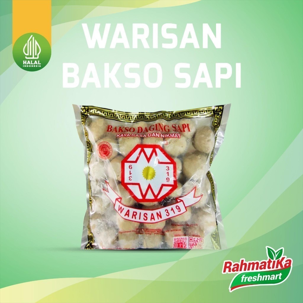 

Bakso Warisan319 Matahari Daging Sapi 700g Isi 50