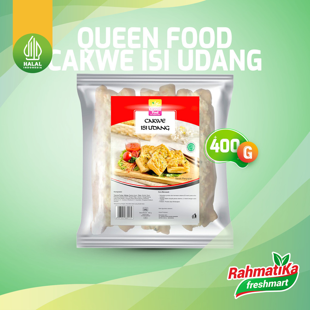 

Queen Food Cakwe Isi Udang 400 gr