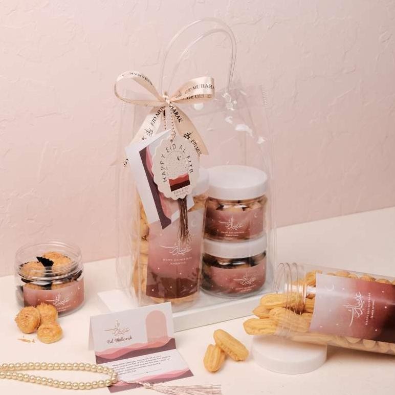 

HAMPERS IDUL FITRI/ KADO LEBARAN/ PARSEL LEBARAN / HAMPERS KUE KERING ELMER LIVING