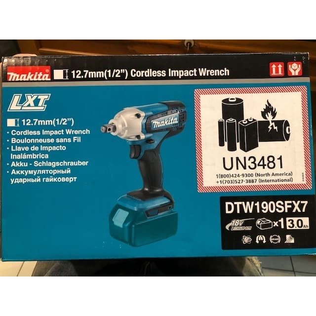 Mesin Impact Wrench Makita Dtw 190/ Makita Dtw 190