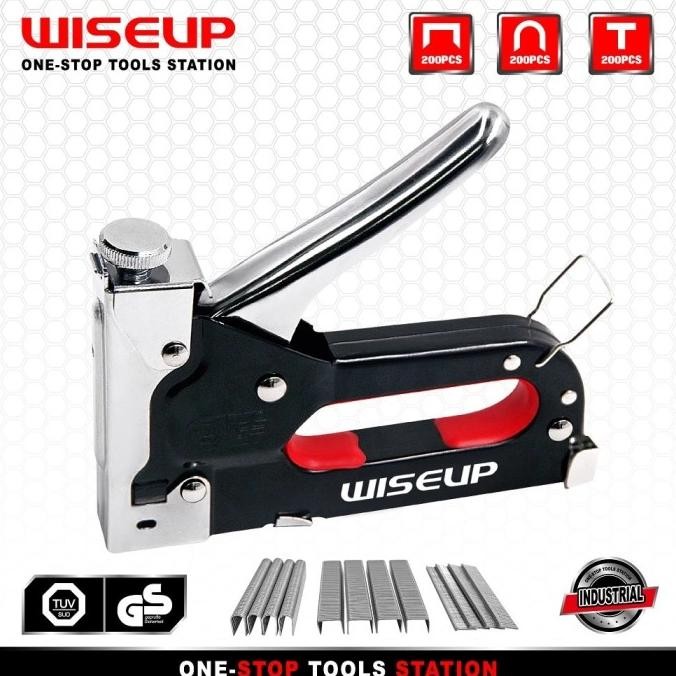 

Wiseup 3 In 1 Nail Gun Diy Furniture Construction Stapler Upholst