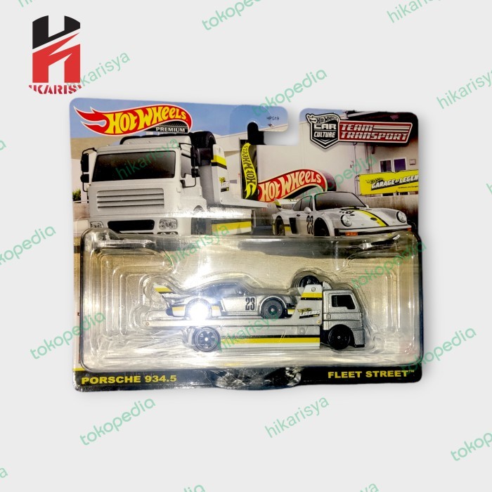 HOT WHEELS TEAM TRANSPORT LEGEND TOUR PORSCHE 934 5 FLEET STREET POCE