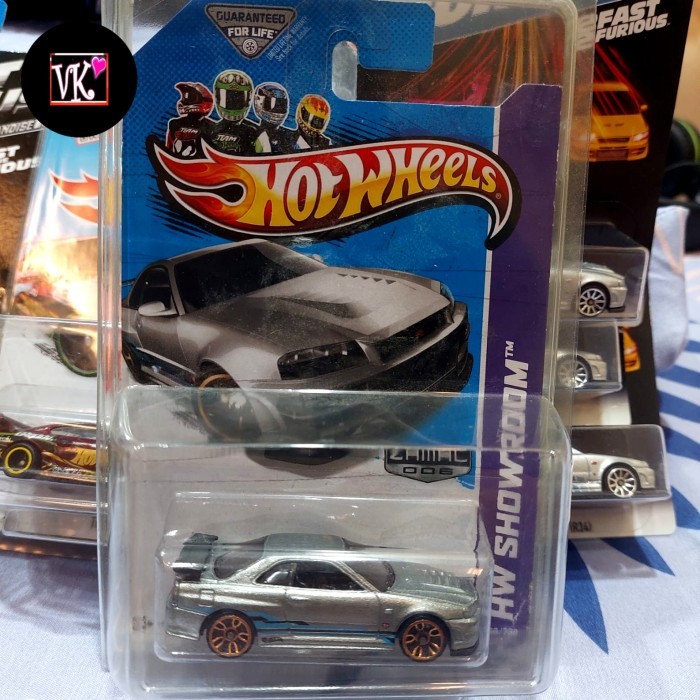 HOTWHEELS NISSAN SKYLINE GT-R (R34) ZAMAC