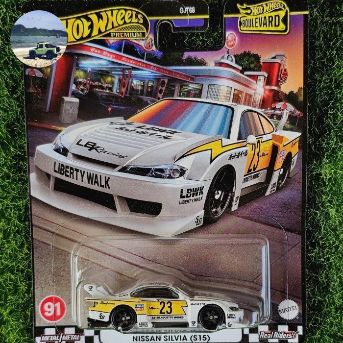 HOTWHEELS NISSAN SILVIA S15 LBWK
