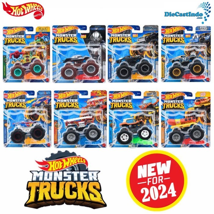NEW HOTWHEELS / HOT WHEELS MOBIL MONSTER TRUCK ORIGINAL MATTEL