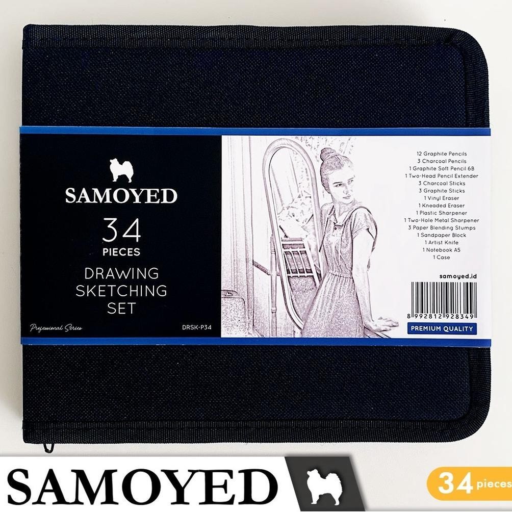 

WS PERALATAN PENSIL GAMBAR SKETSA / PROFESSIONAL DRAWING SKETCHING SET SAMOYED