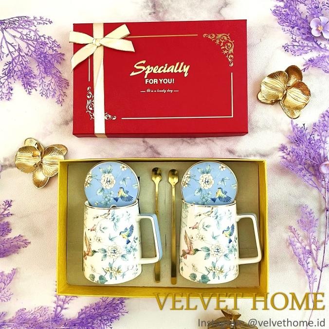 

Hampers mug set lebaran natal wedding imlek idul fitri hadiah gelas ABD