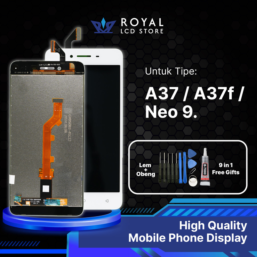 Lcd Oppo A37 / A37f / Neo 9  Full Set Lcd Touchscreen