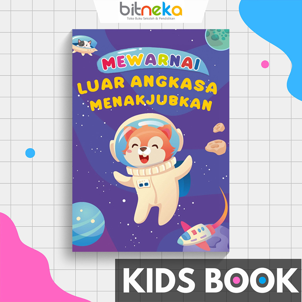 Buku Anak Mewarnai Luar Angkasa Menakjubkan