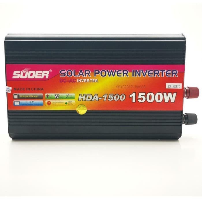 Suoer Power Inverter With Charger HDA-1500C Suoer HDA 1500w 1500 Watt