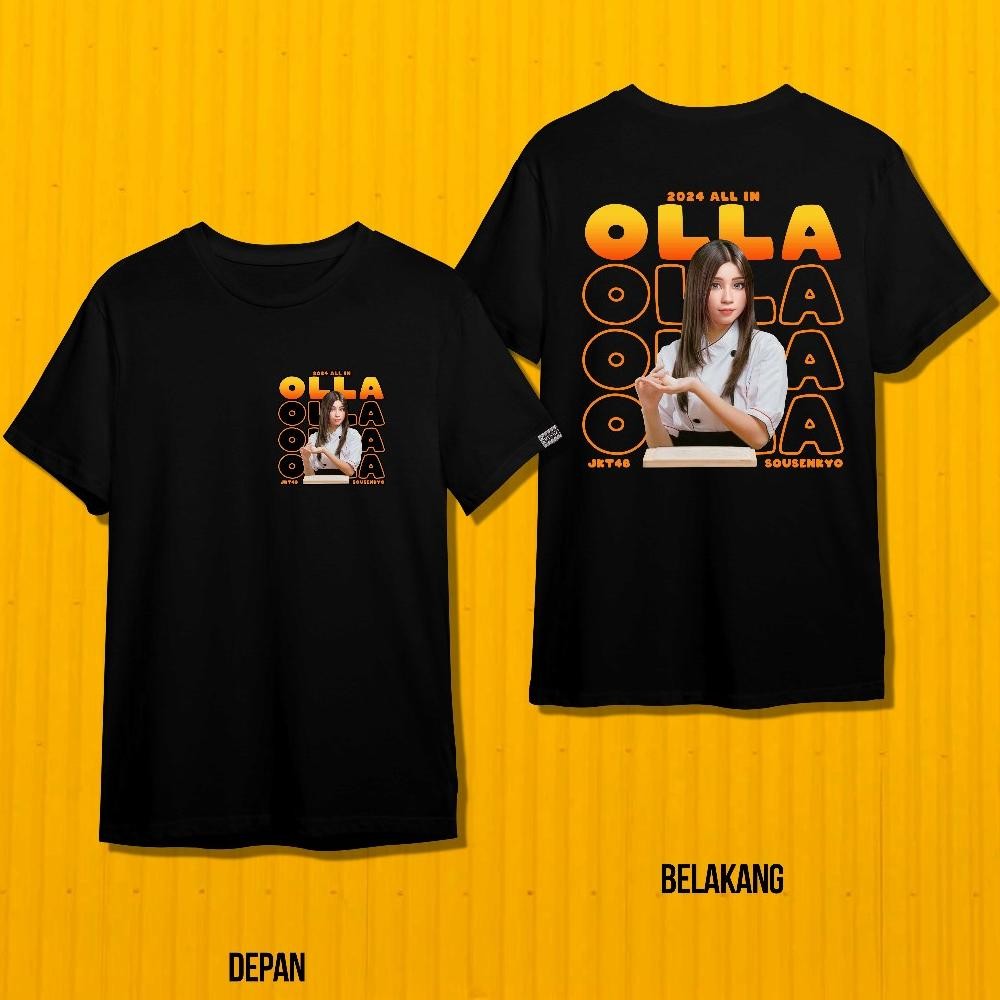Promo Kaos Distro 2024 All In Olla Jkt48 Sousenkyo - Member Senbatsu (Ssk) Pemilihan Member Single O