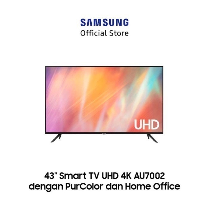 LED TV SAMSUNG TV 43AU7002 SMART TV LED 43 INCH CRYSTAL UHD 4K