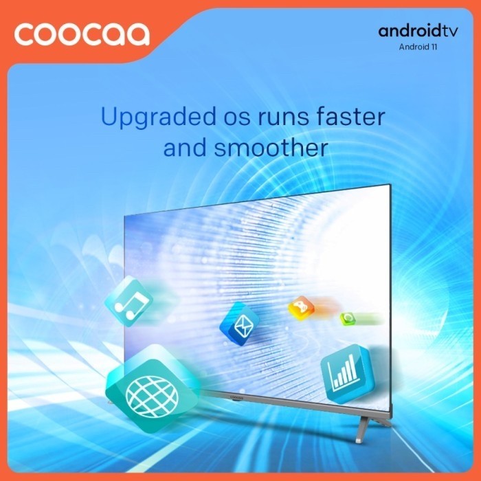 COOCAA TV 43 INCH - ANDROID 11 - DIGITAL TV - 5G WIFI (COOCAA 43S7G)