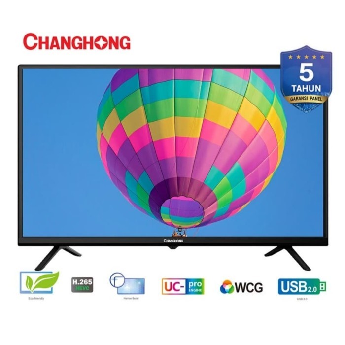 CHANGHONG LED HD TV 32 INCH L32G3 5 TAHUN GARANSI PANEL