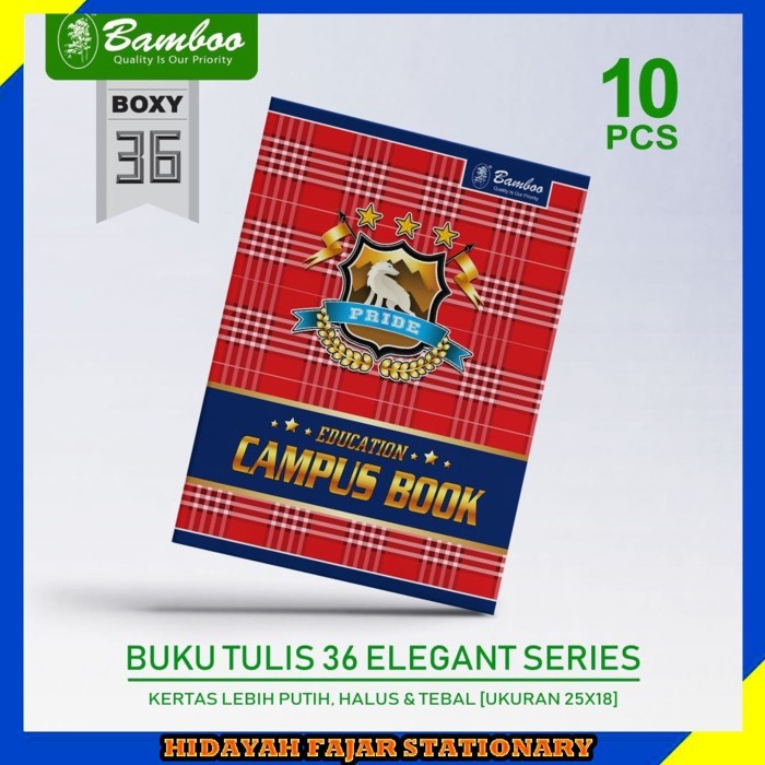 

TERUJI BUKU TULIS / BUKU CAMPUS BAMBO 36 KODE 1225
