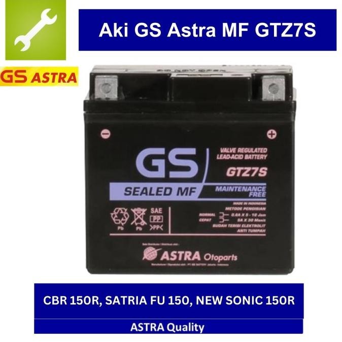 TERMURAH - Accu / Aki GS ASTRA GTZ7S