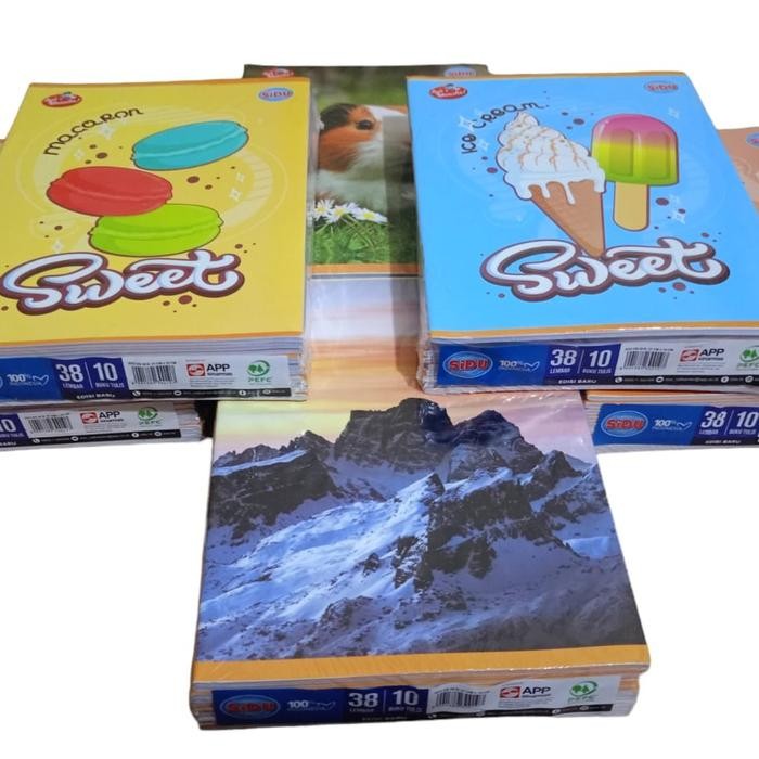 

TERBAIK 10 PCS BUKU TULIS SIDU 38 LEMBAR PAPER SEKOLAH KODE 252