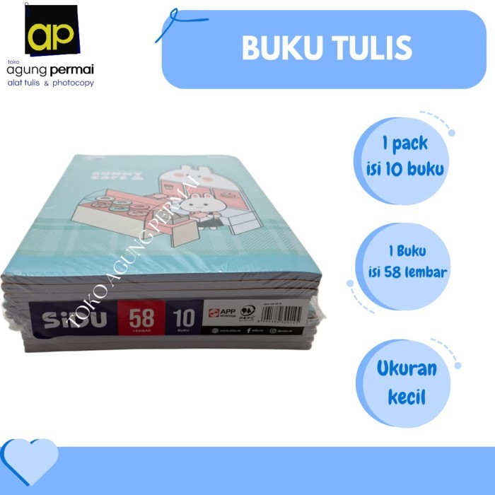 

TERLENGKAP BUKU TULIS ISI 58 KODE 1386