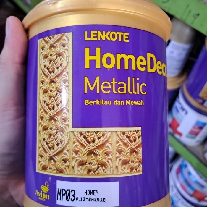 

Cat Metalik Lenkote Homedeco 1Lt 03 Honey Best Quality