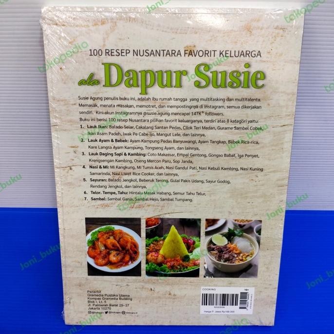 

Terlaris Buku 100 Resep Nusantara Favorit Keluarga Ala Dapur Susie Ready Stok