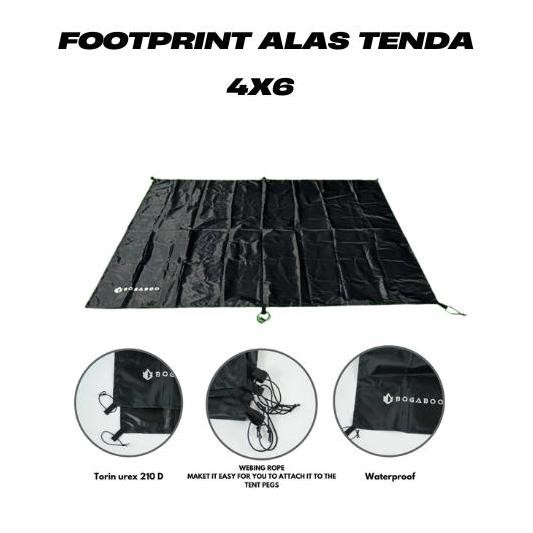 TERBARU - Alas Tenda Auriga Adventure 4x6 Meter - Footprint/Terpal Tenda Multifungsi untuk Camping, 