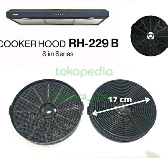 Promo Carbon Filter Cooker Hood Rinnai Seri RH-229B RH-229SS COD