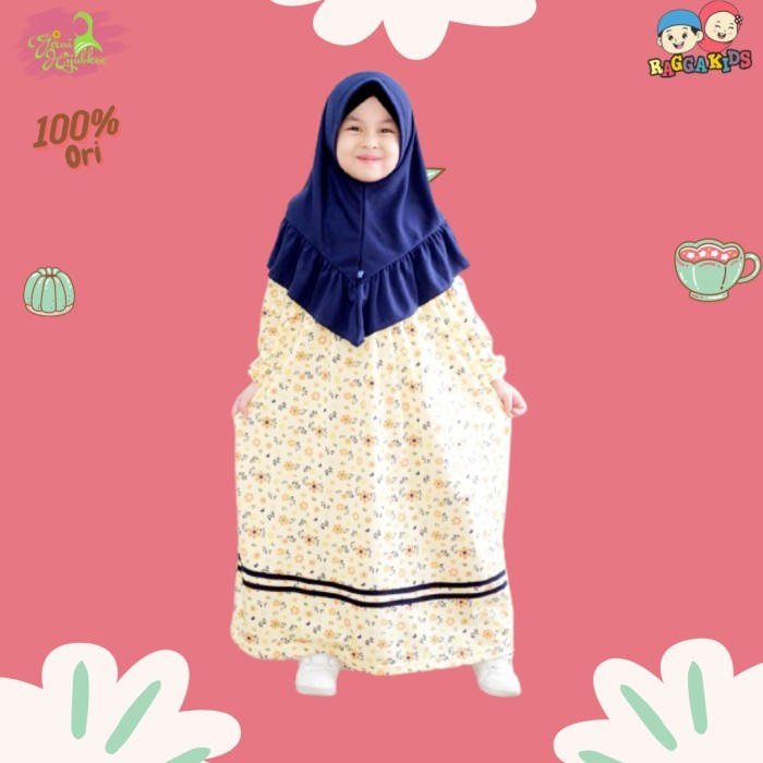 BM880 GAMIS ANAK KAOS TERBARU ORI RAGGAKIDS RG 48 KUNING ( 2-4 THN ) STOK TERBATAS