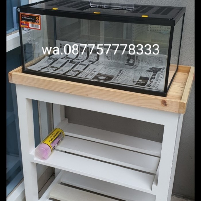 meja akuarium minimalis 60x40x80