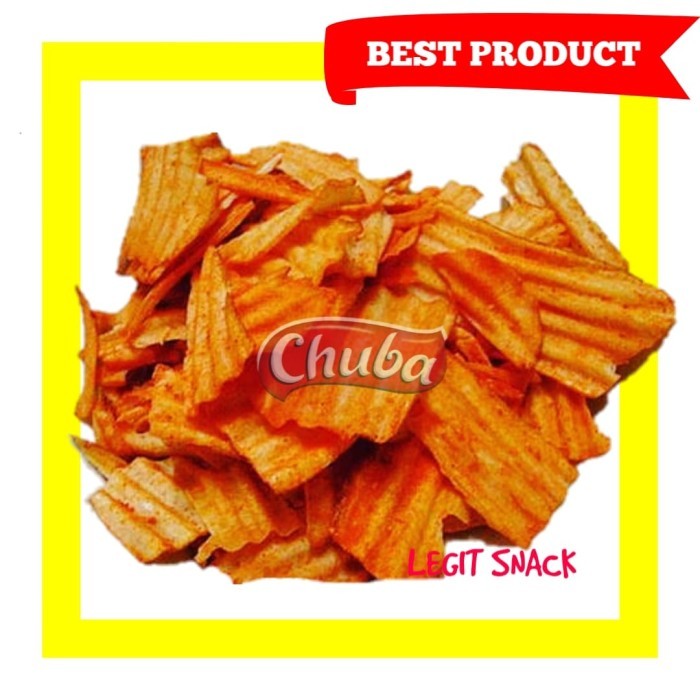 

EKSLUSIF CHUBA KRIPIK SINGKONG BALADO - KERIPIK CHUBA ( SNACK KILOAN ) 250 GRAM