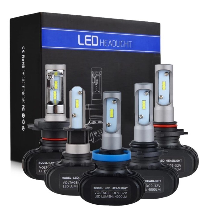 

STOK TERBATAS Lampu Led Mobil H7 S1 CSP Chips 2 Pcs Sepasang A00244