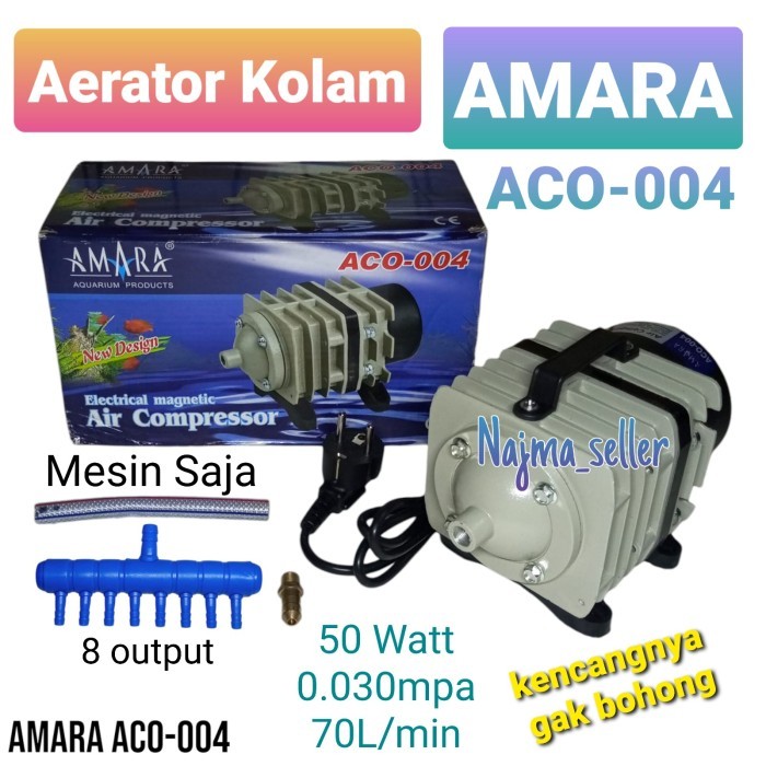 Paket Aerator Kolam AMARA ACO-004. Tenaga Besar. Untuk ternak dan pemeliharaan ikan