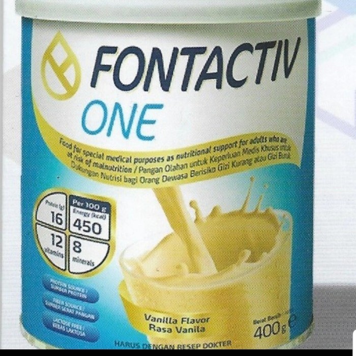 

Fontactiv One Susu Nutrisi Serat Prebiotik Omega3 Anti Osteo Imunitas Terlaris