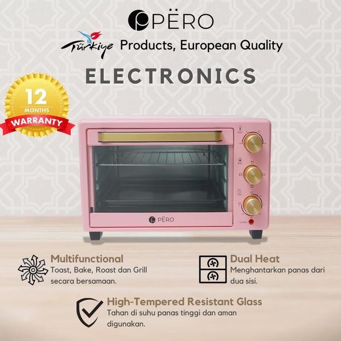 Pero Multifunction Oven 21L / Oven Listrik Watt Rendah 800W