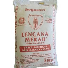 

Tepung Terigu Lencana Merah 25 Kg