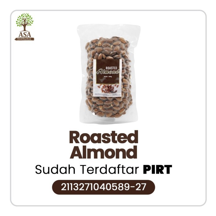 

Roasted Almond / Kacang Almond Panggang 1 Kg