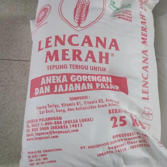 

Terigu Lm Tepung Lencana Merah Perkarung