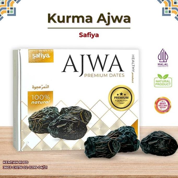 

Kurma Ajwa 500 Gr Safiya | Kurma Nabi Azwa Madinah Premium Original Original Dan Terpercaya
