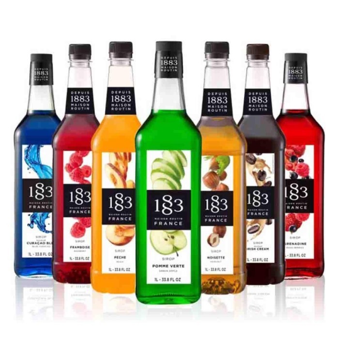 

SYRUP 1883 1L BUAH DAN MOJITO SIRUP 1883 1 LITER SYRUP PERANCIS
