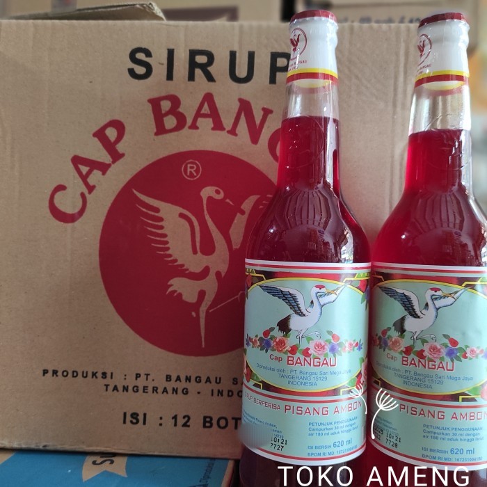 

Sirup Cap Bangau Rasa Pisang Ambon 620 ml - 1 Dus isi 12 botol