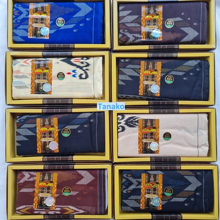 New Kain Sarung Atlas Idaman Kembang Original