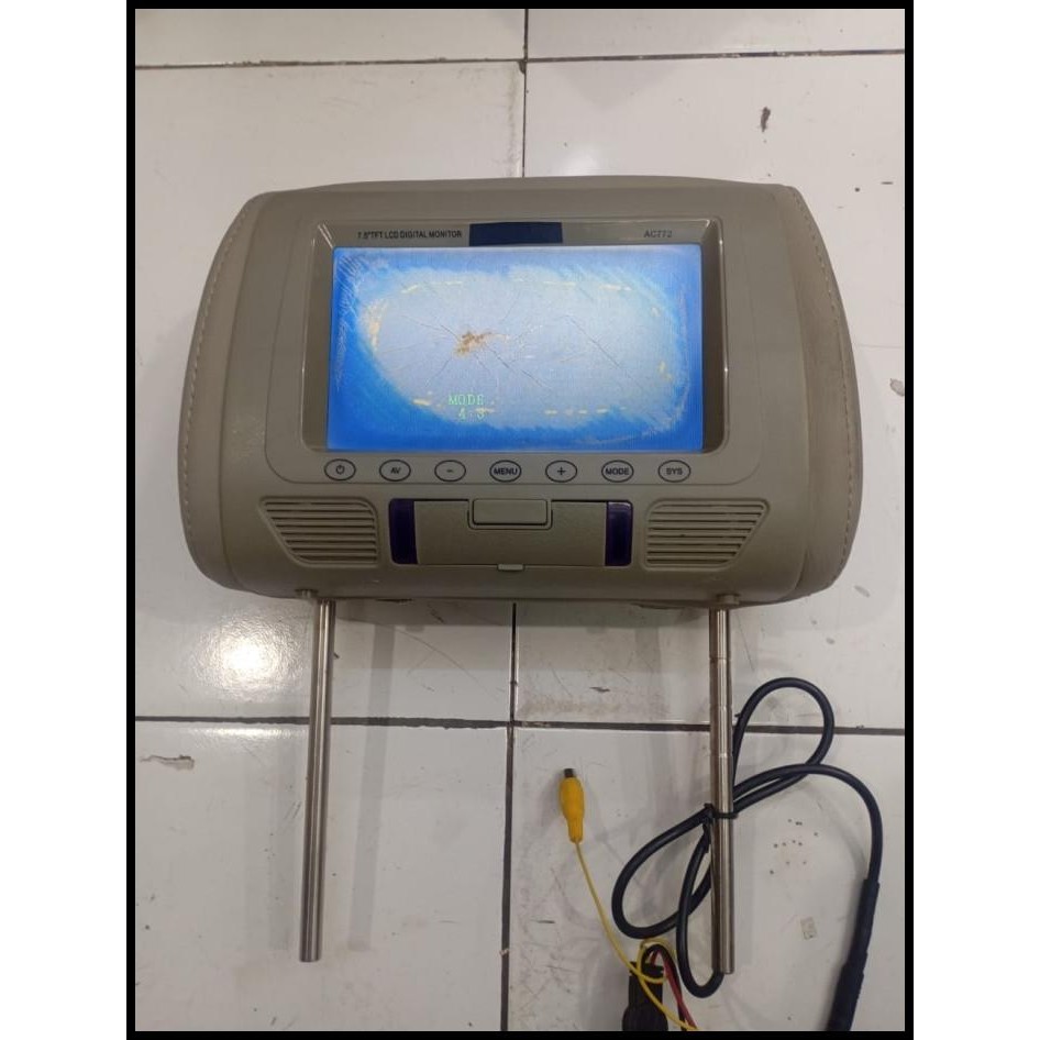Monitor Headrest 7 Inch - Monitor Mobil