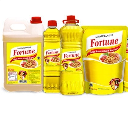 

1 dus fortune minyak goreng 1 liter isi 12