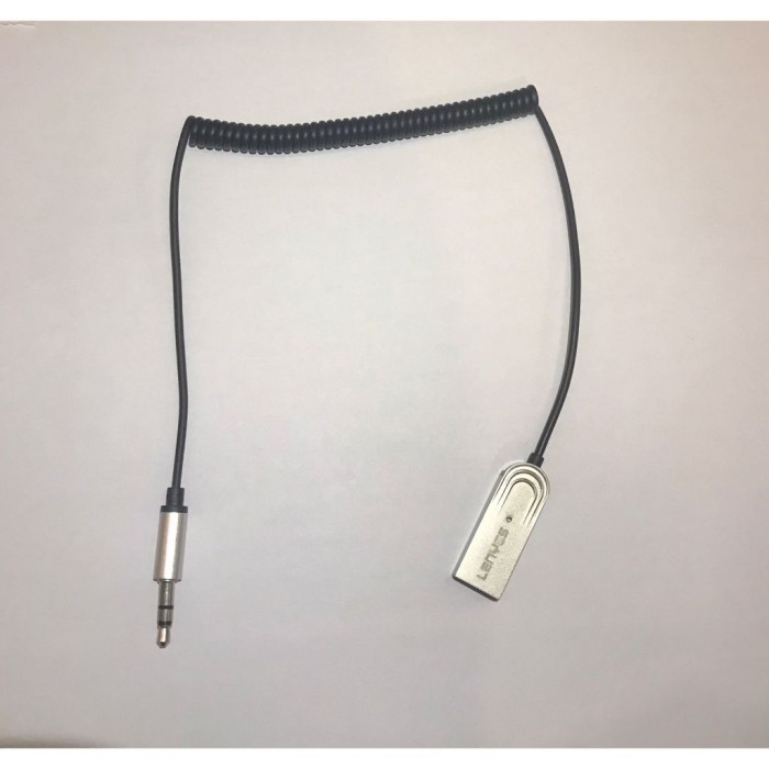 Bluetooth Receiver Lenyes Lr208 Aux 3.5Mm Wireless Adapter Audio Mobil + Mic Alat Blutut Salon