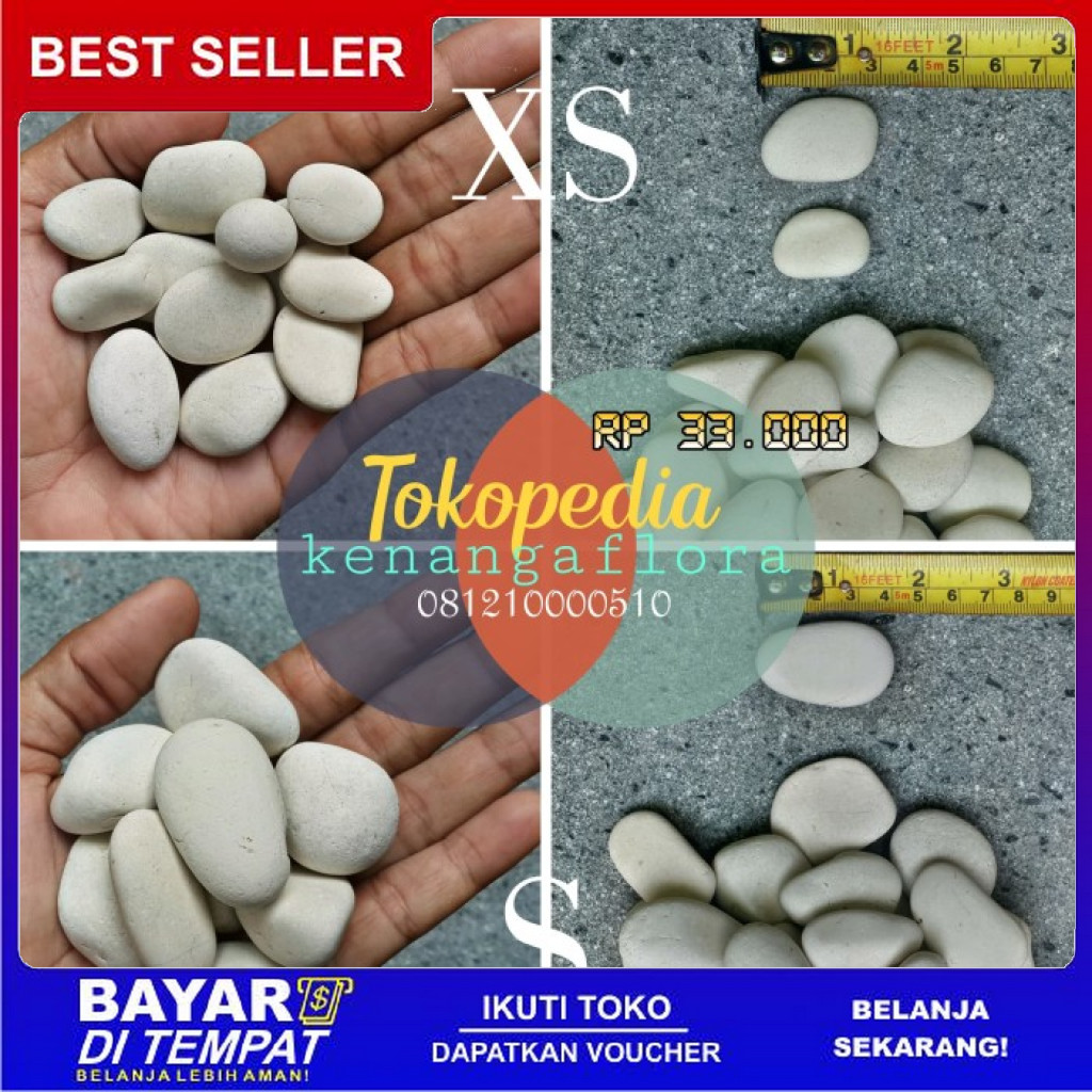 FREE ONGKIR BATU KORAL PUTIH KUPANG 13KG S BISA COD