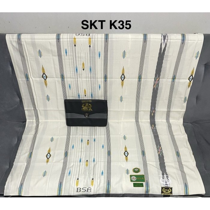 Terbaru Sarung Bsa Gold Motif Skt Jahit Tengah Full Songket Original