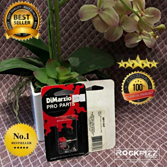 DIMARZIO EP1107 DPDT MINI SWITCH ON-OFF-ON THREE POSITION