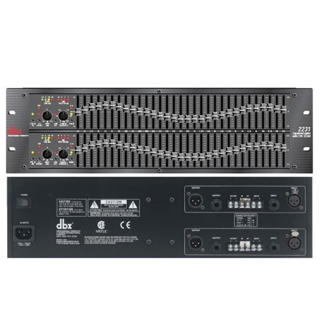 MELAYANI FAKTUR PAJAK DBX / DBX 2231 - Equalizer DBX 2231 2 x 31 band - 100% ORIGINAL