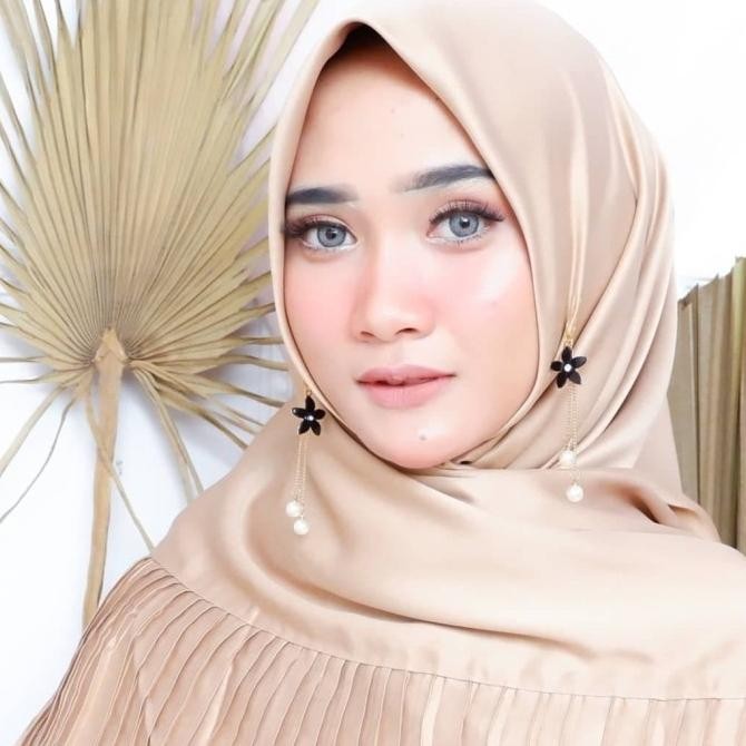 Terlaris aksesoris hijab - peniti hijab - anting hijab bujga hemi SALE